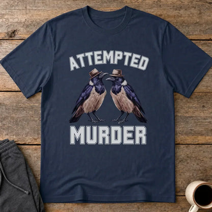 Attempted Murder T-Shirt - Navy