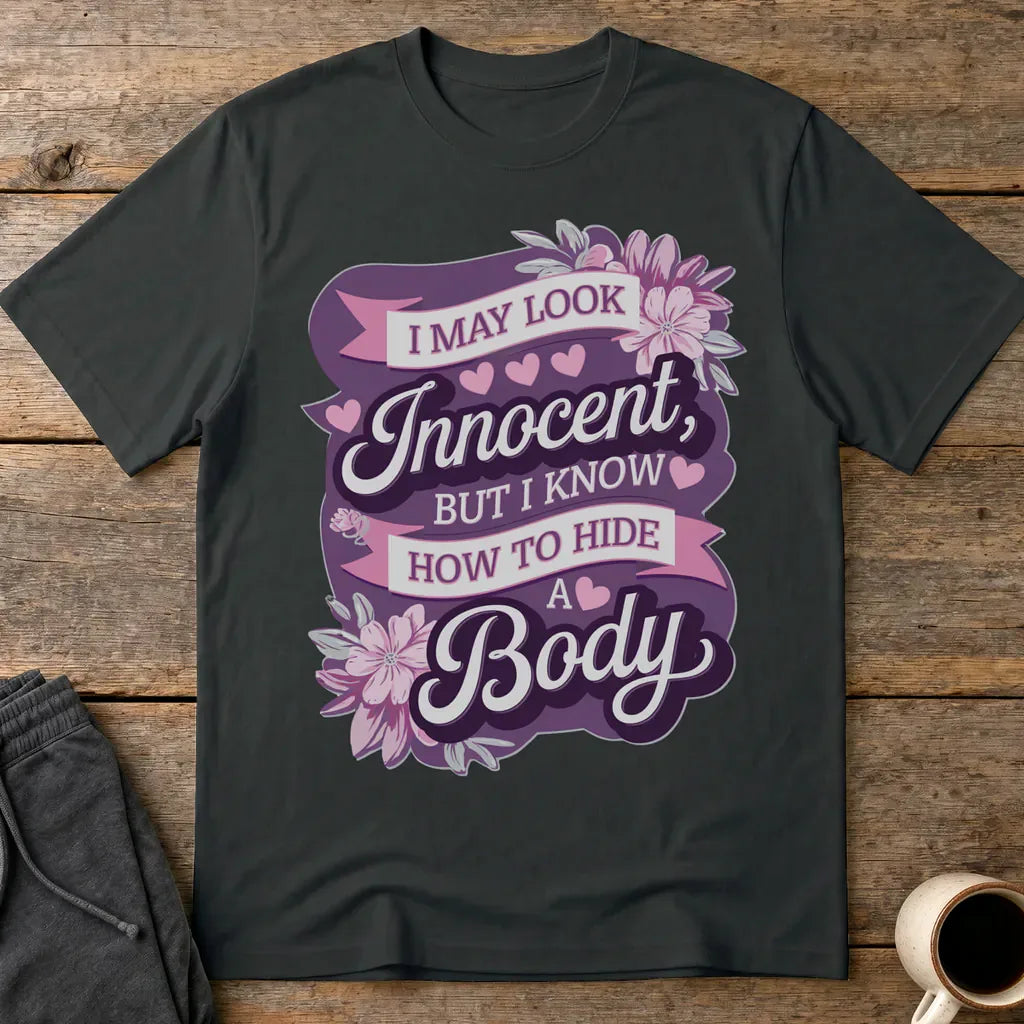 Innocent But Deadly T-Shirt - Black