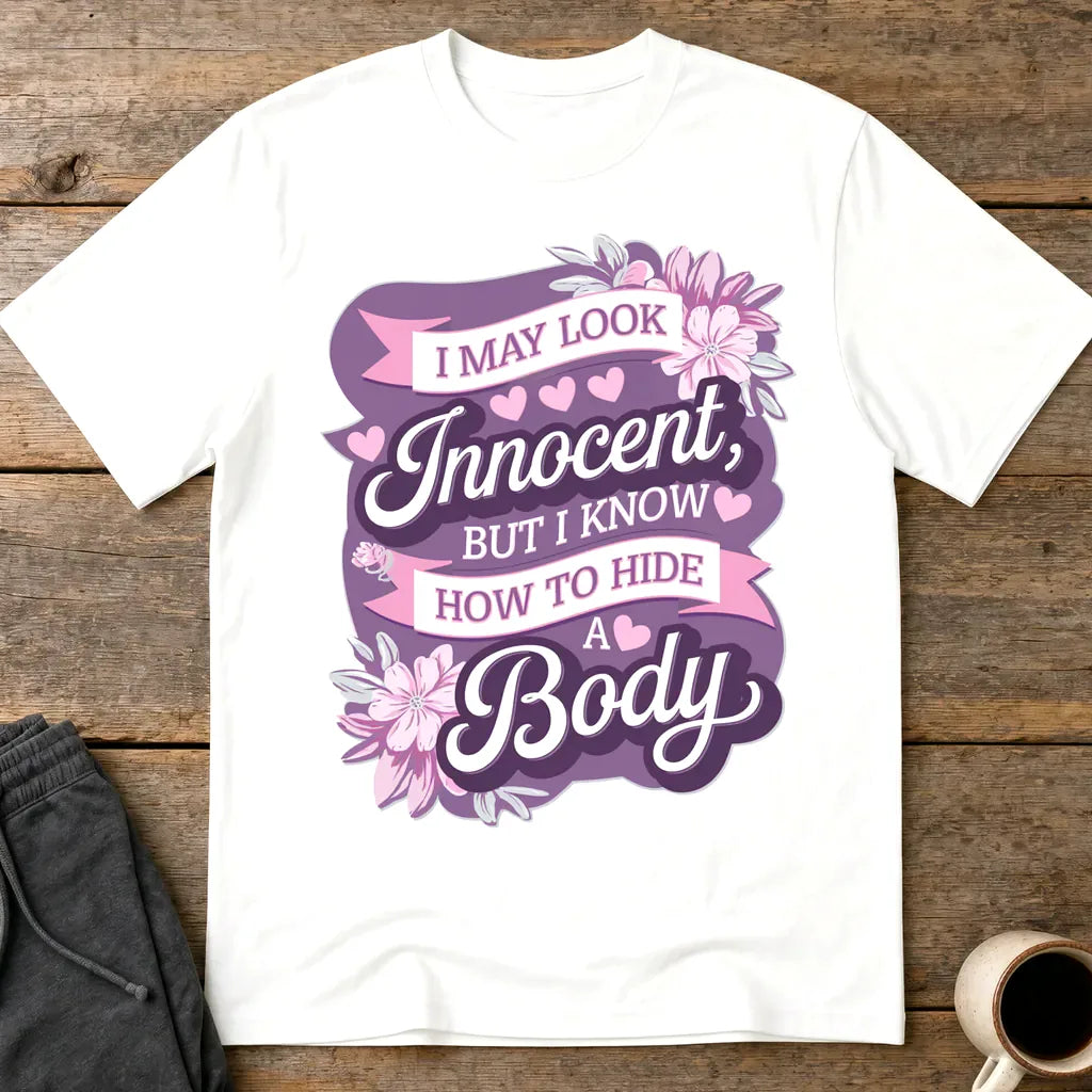 Innocent But Deadly T-Shirt - White