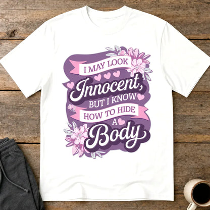 Innocent But Deadly T-Shirt - White