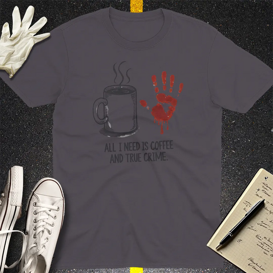 Crows Before Bros T-shirt - Charcoal
