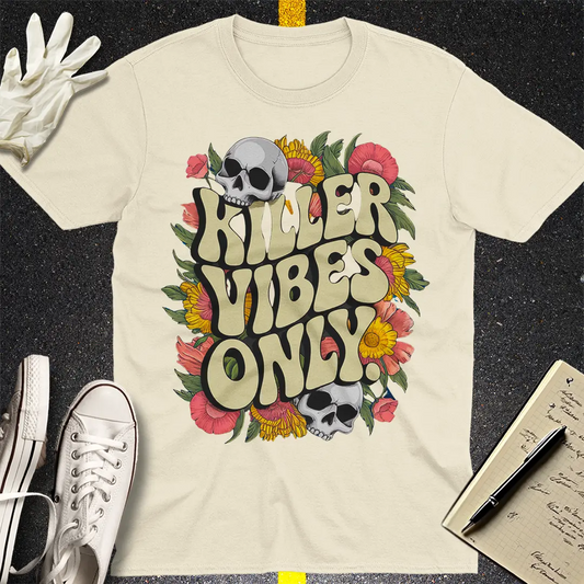 Crows Before Bros T-shirt - Natural