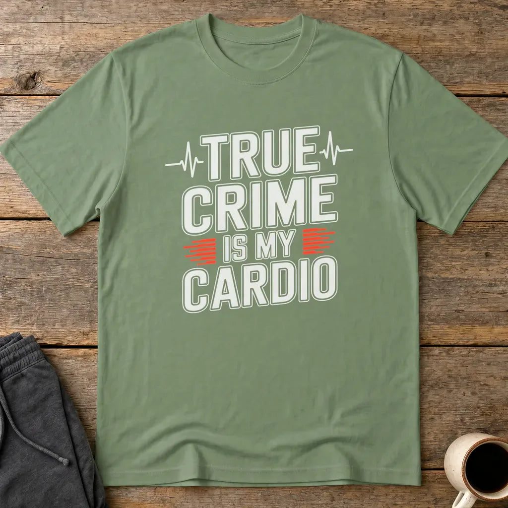 True Crime Cardio T-Shirt - Military Green
