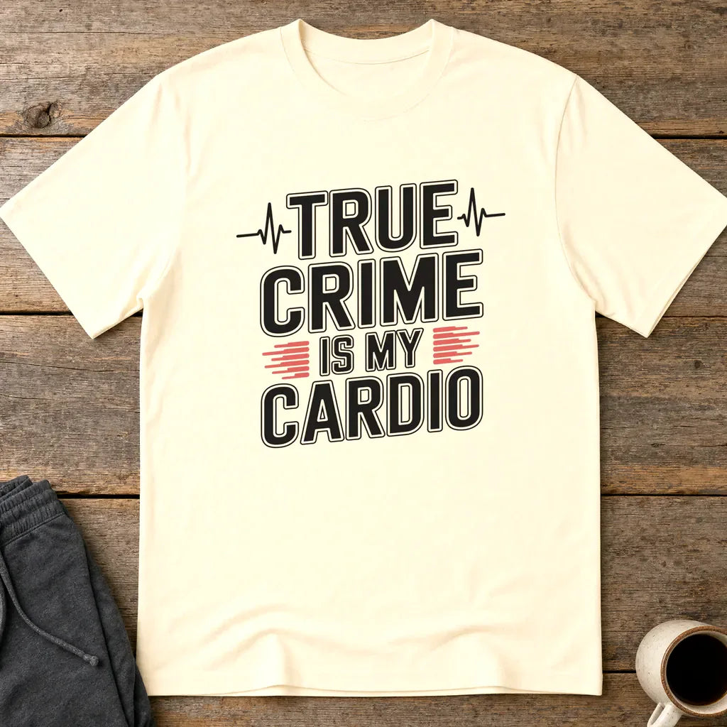 True Crime Cardio T-Shirt - Natural