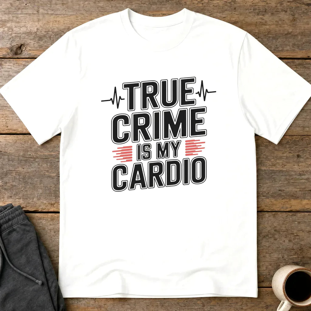 True Crime Cardio T-Shirt - White