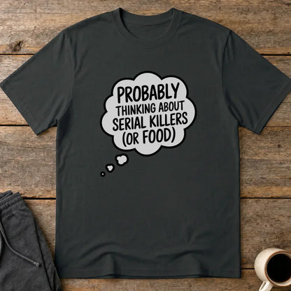Serial Killers and Snacks T-Shirt - Black