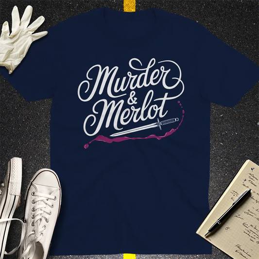 Crows Before Bros T-shirt - Navy