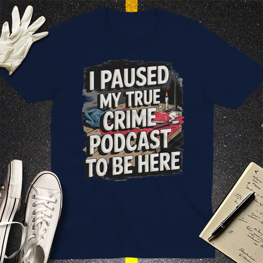 Crows Before Bros T-shirt - Navy