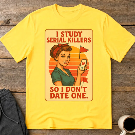 Serial Killer Red Flag T-Shirt - Daisy
