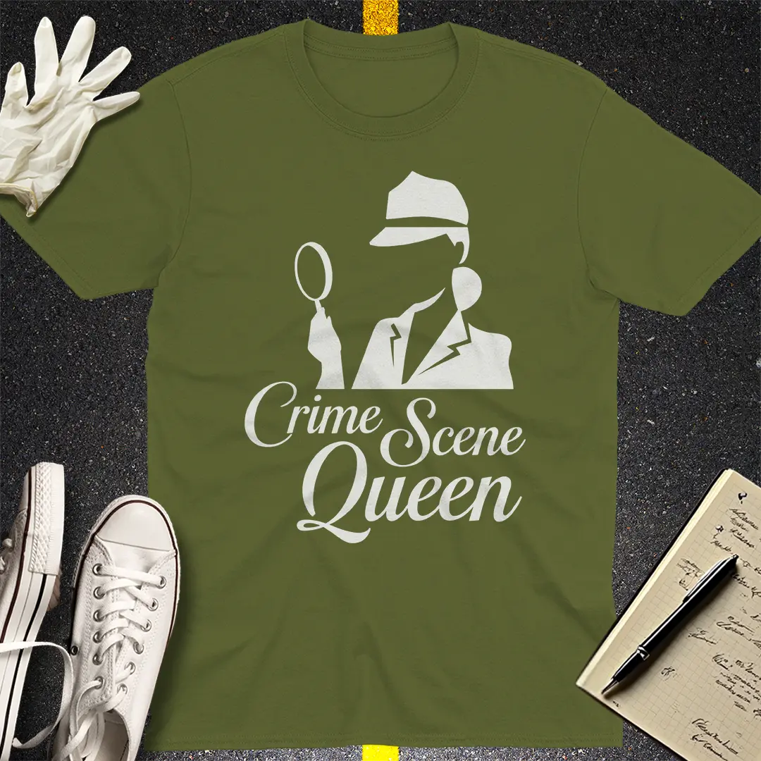 Crows Before Bros T-shirt - Military Green