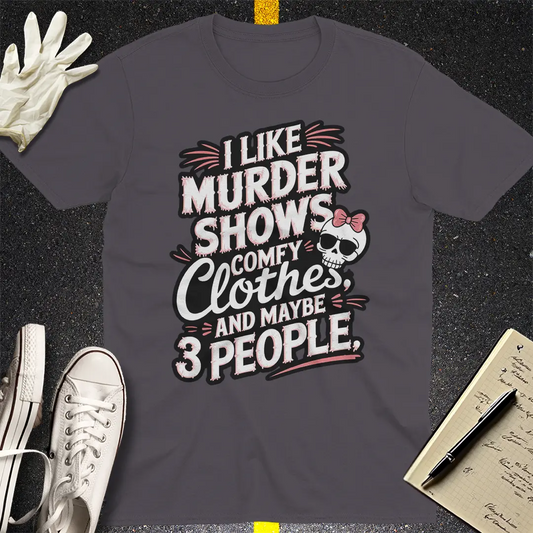 Crows Before Bros T-shirt - Charcoal