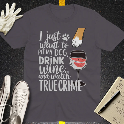 Crows Before Bros T-shirt - Charcoal