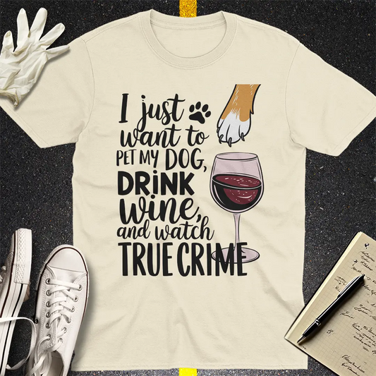 Crows Before Bros T-shirt - Natural