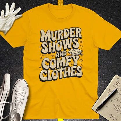 Crows Before Bros T-shirt - Gold