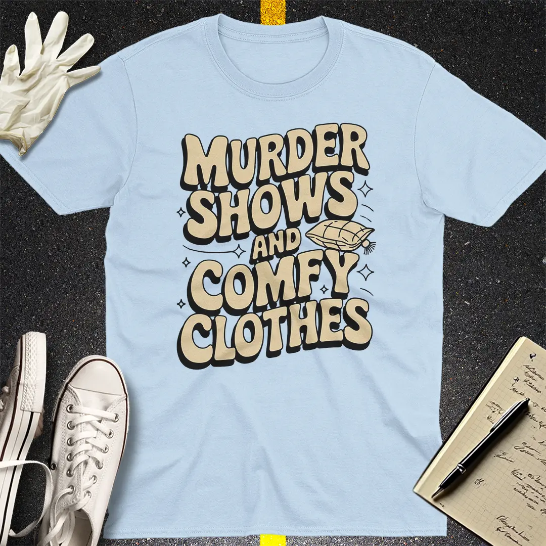Crows Before Bros T-shirt - Light Blue