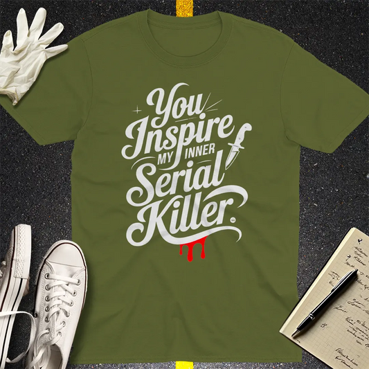 Crows Before Bros T-shirt - Military Green