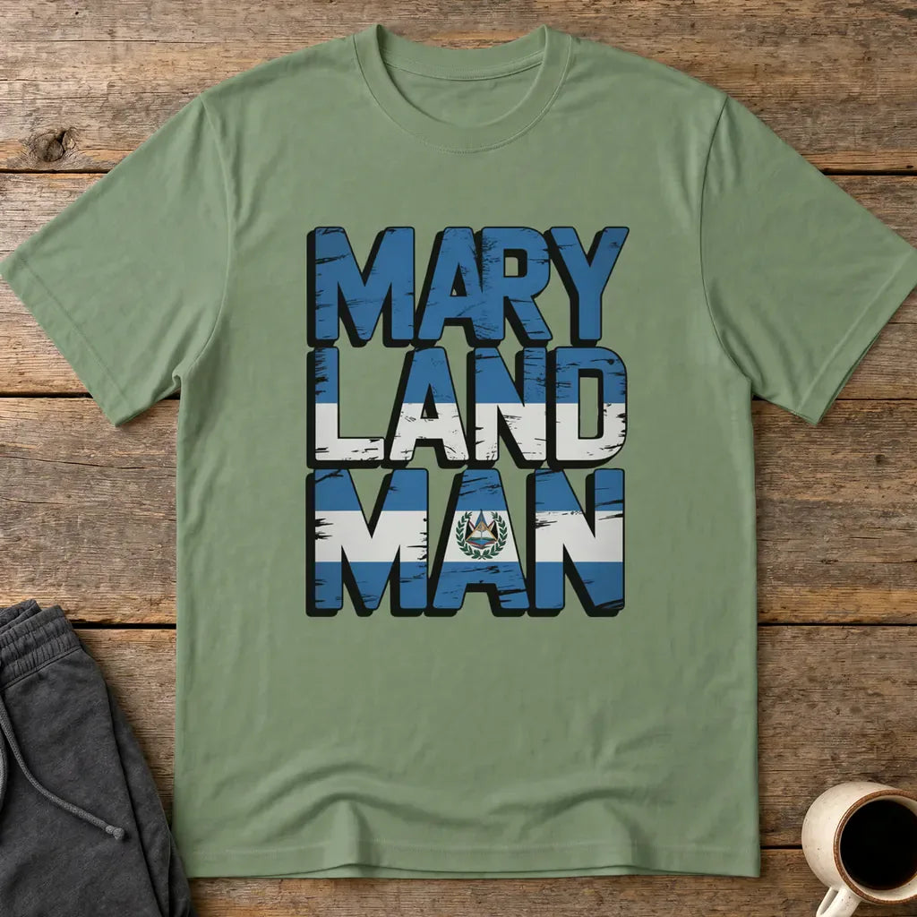 Maryland Man T-Shirt - Military Green