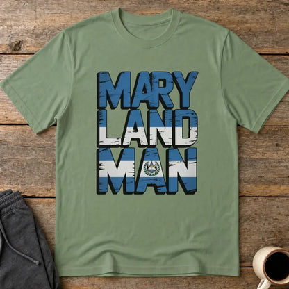 Maryland Man T-Shirt - Military Green