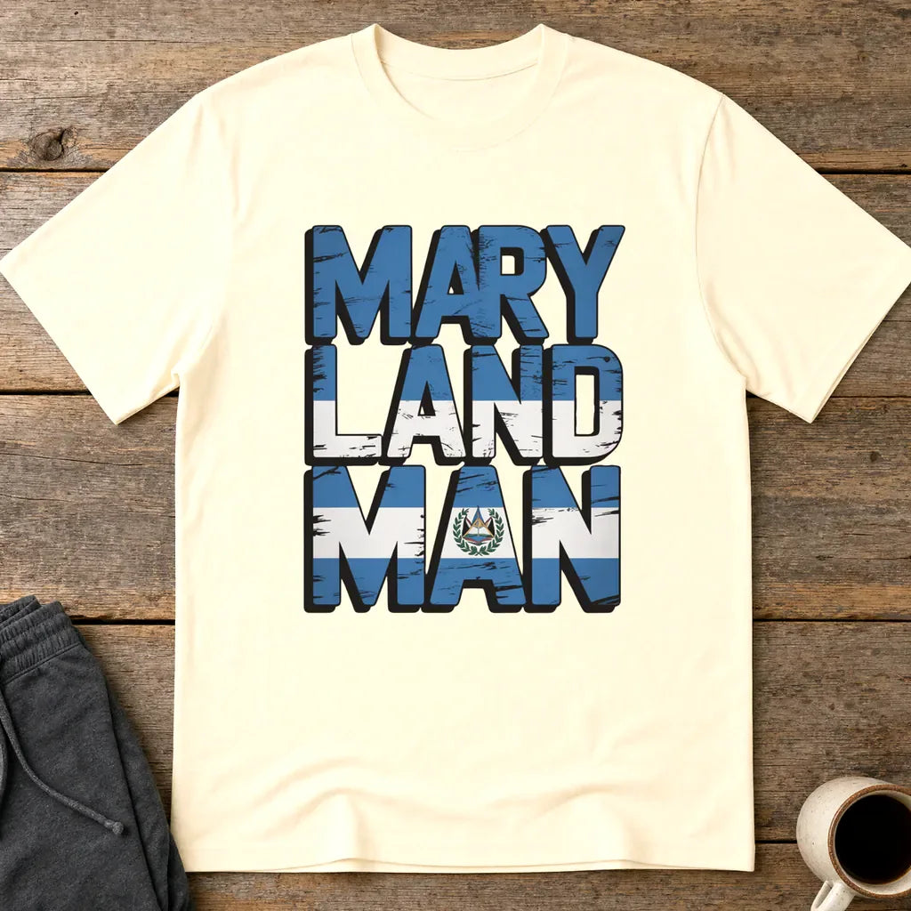 Maryland Man T-Shirt - Natural