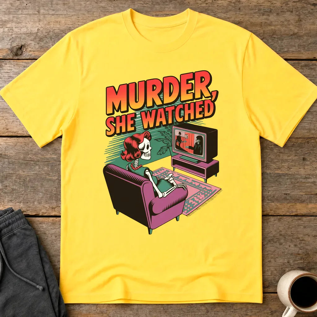 Murder She Watched T-Shirt - Daisy