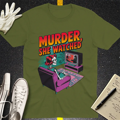 Crows Before Bros T-shirt - Military Green