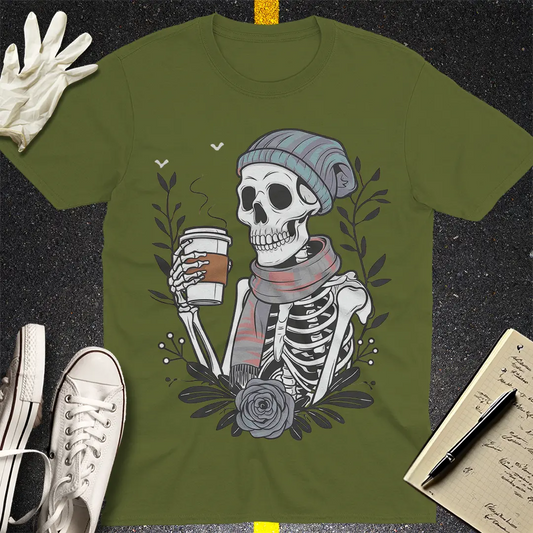 Crows Before Bros T-shirt - Military Green