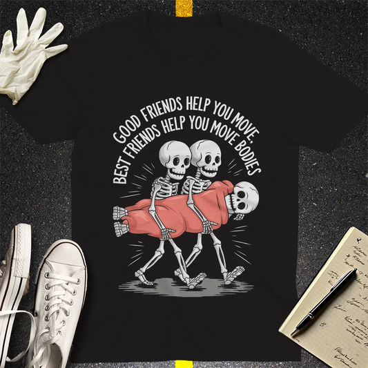 Crows Before Bros T-shirt - Black