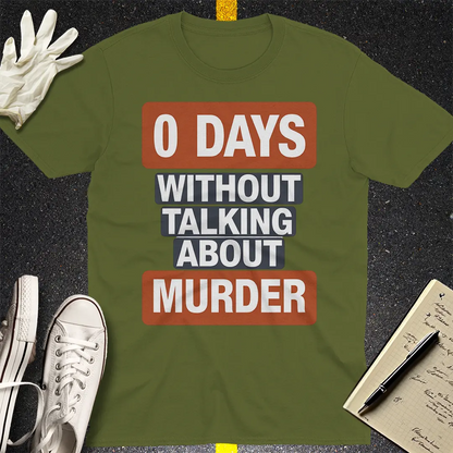 Crows Before Bros T-shirt - Military Green