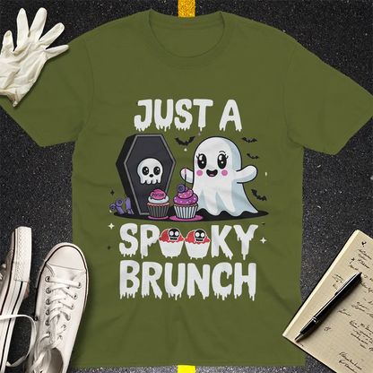 Crows Before Bros T-shirt - Military Green