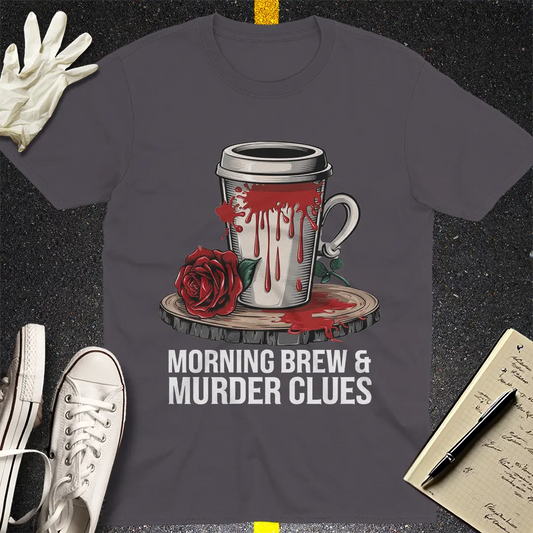 Crows Before Bros T-shirt - Charcoal