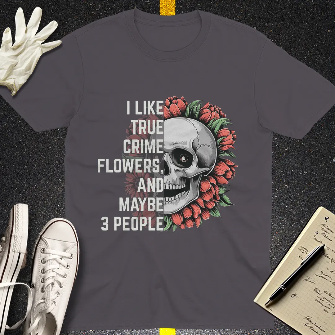 Crows Before Bros T-shirt - Charcoal