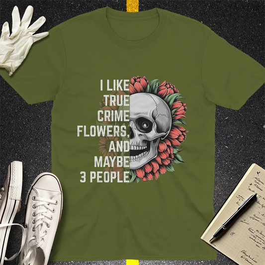 Crows Before Bros T-shirt - Military Green