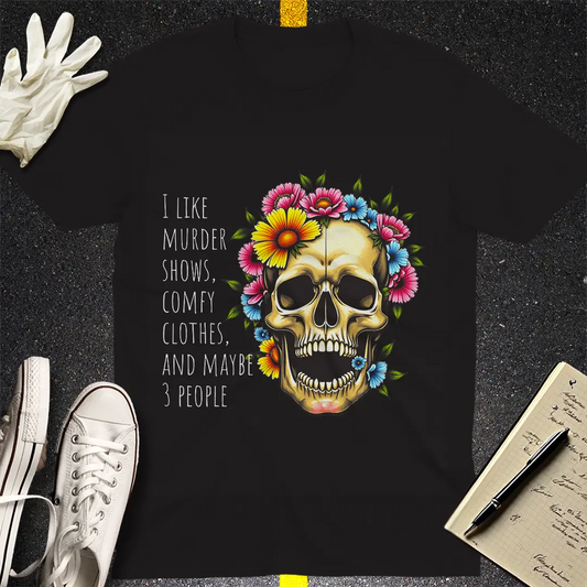 Crows Before Bros T-shirt - Black