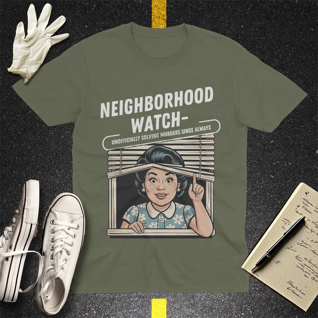 Neighborhood Watch T-Shirt - Military Green