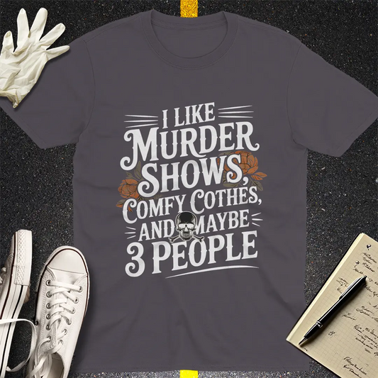 Crows Before Bros T-shirt - Charcoal