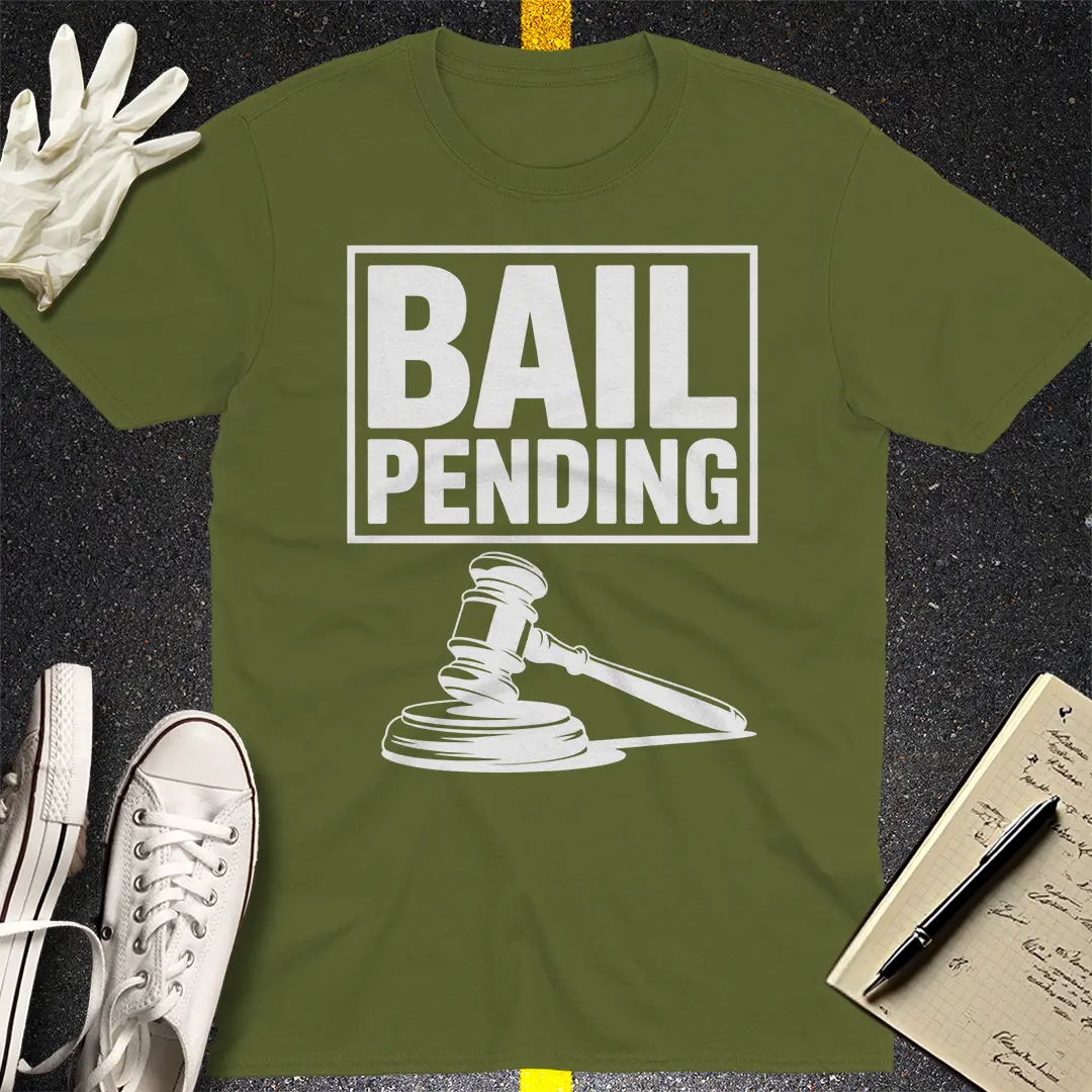 Crows Before Bros T-shirt - Military Green