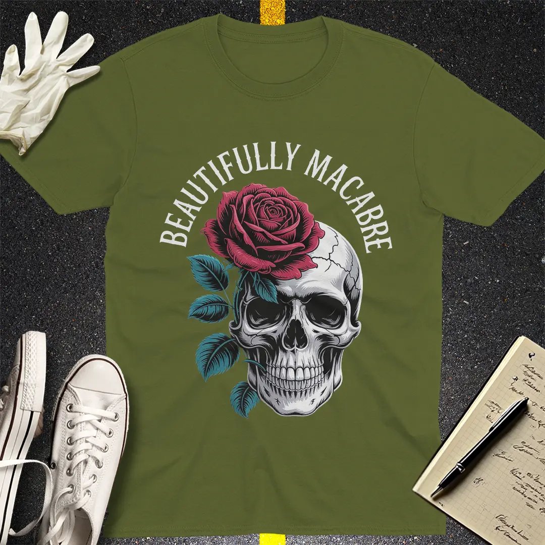 Crows Before Bros T-shirt - Military Green