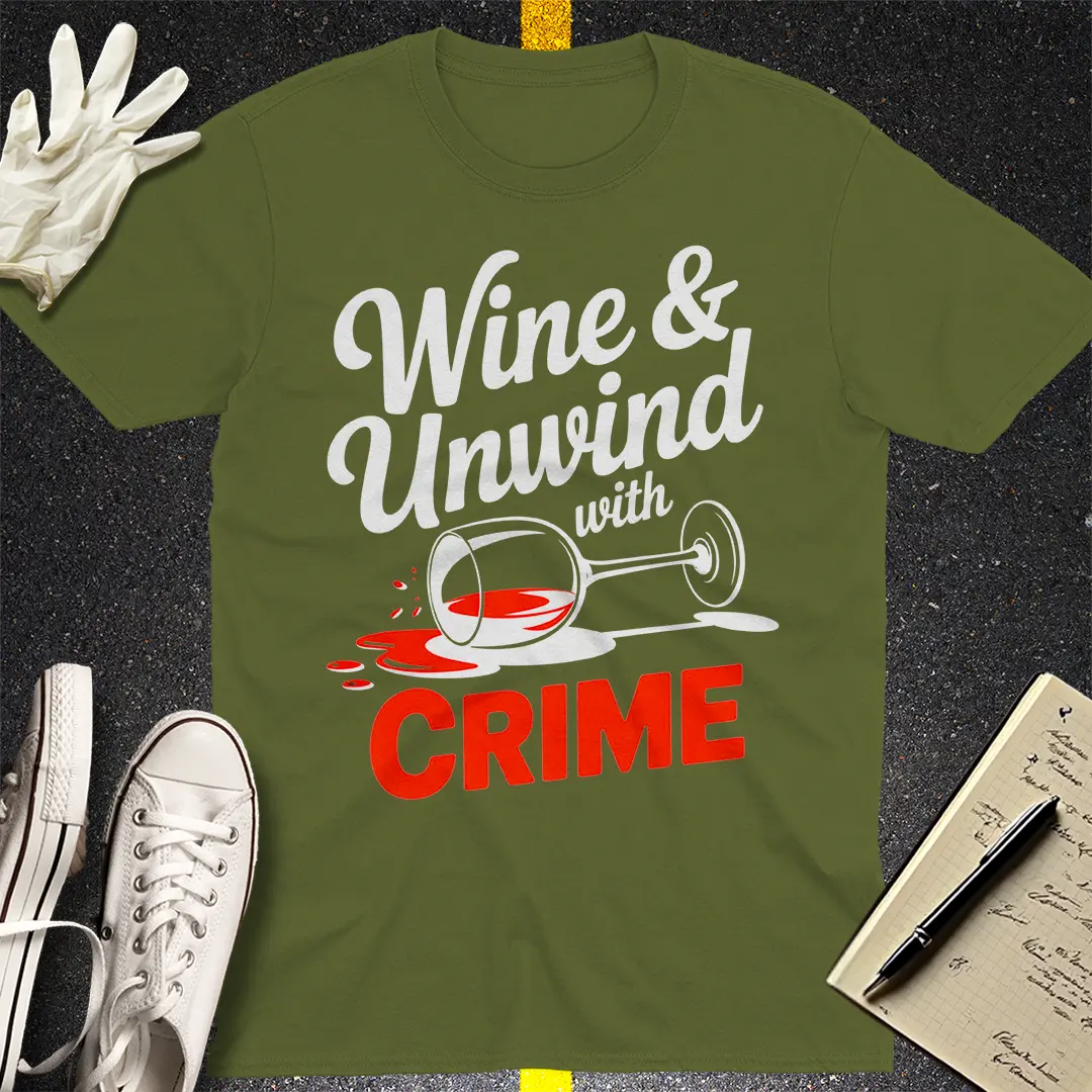 Crows Before Bros T-shirt - Military Green