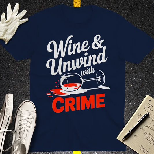 Crows Before Bros T-shirt - Navy
