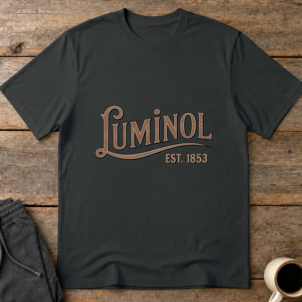 Luminol Vintage Label T-Shirt - Black