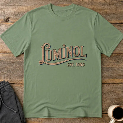 Luminol Vintage Label T-Shirt - Military Green