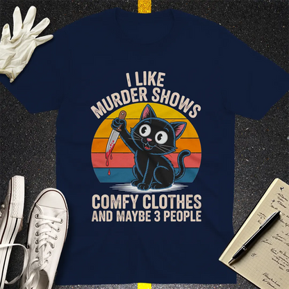 Crows Before Bros T-shirt - Navy