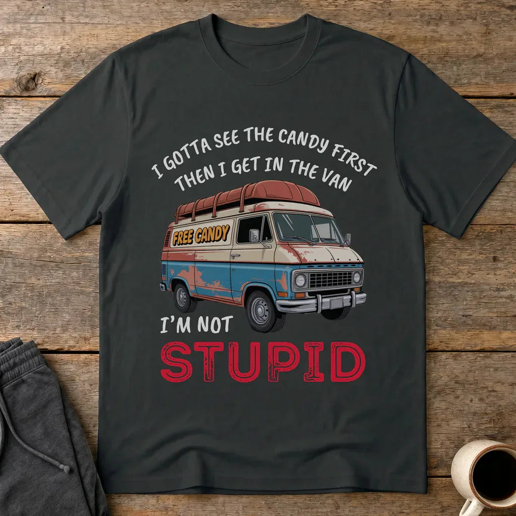 Not Stupid Candy Van T-Shirt - Black