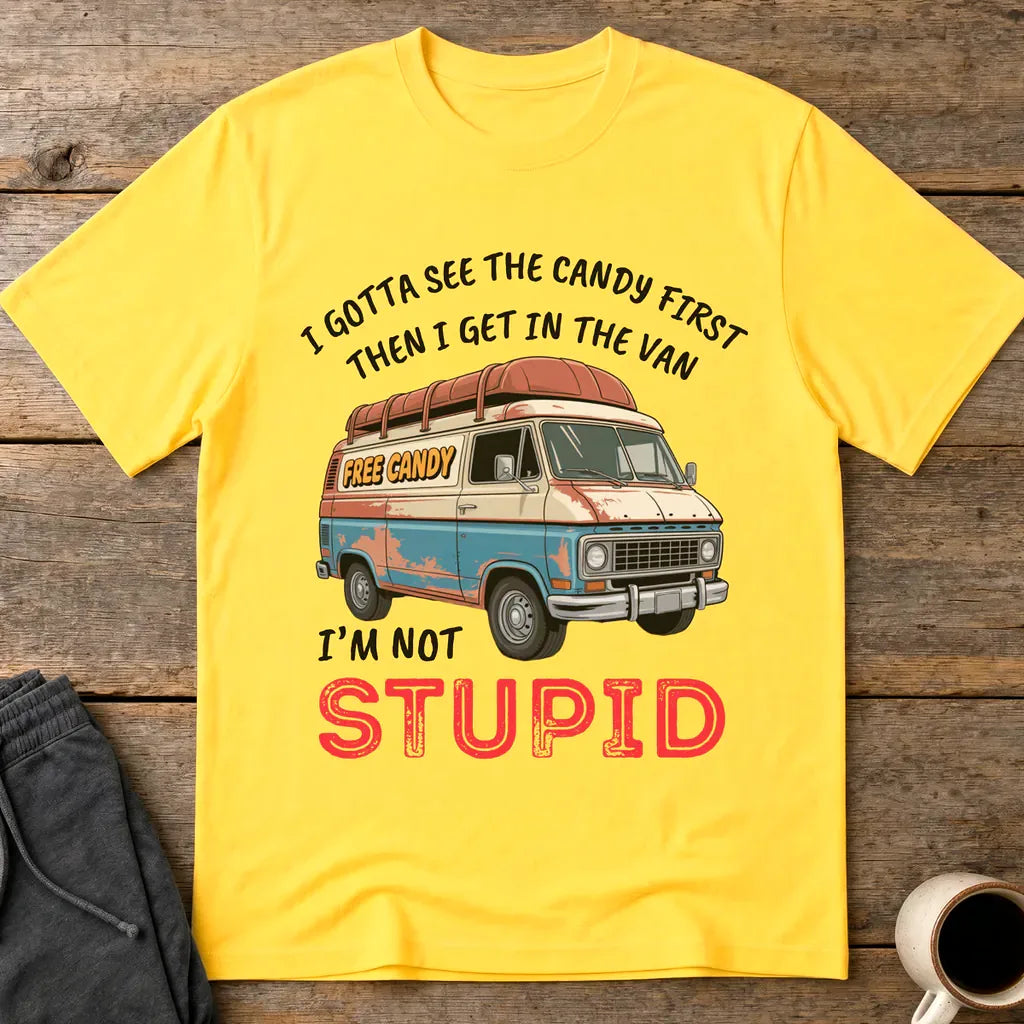 Not Stupid Candy Van T-Shirt - Daisy