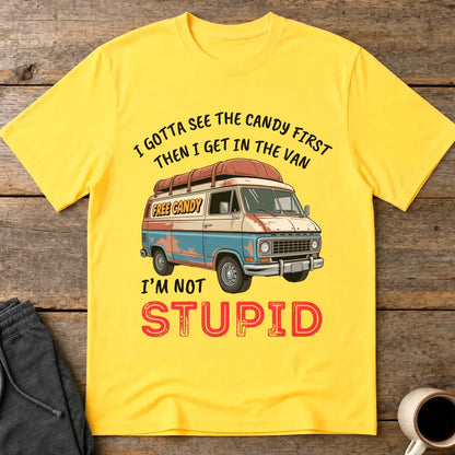 Not Stupid Candy Van T-Shirt - Daisy