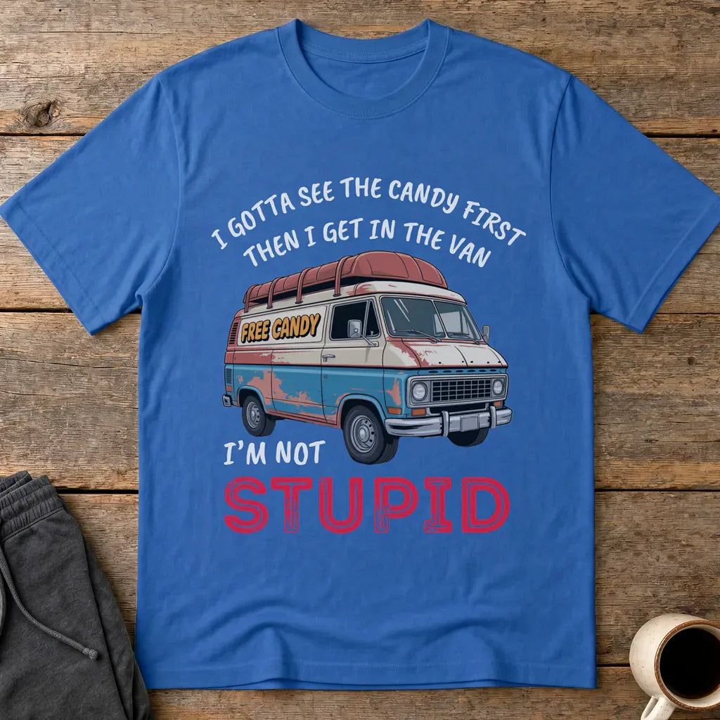 Not Stupid Candy Van T-Shirt - Royal