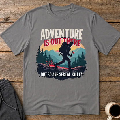 Adventure & Serial Killers T-Shirt - Charcoal