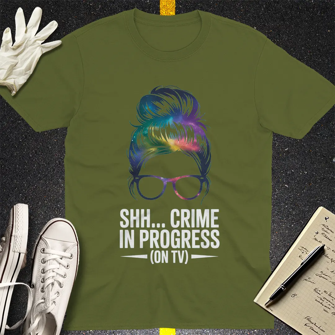 Crows Before Bros T-shirt - Military Green