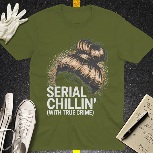 Crows Before Bros T-shirt - Military Green