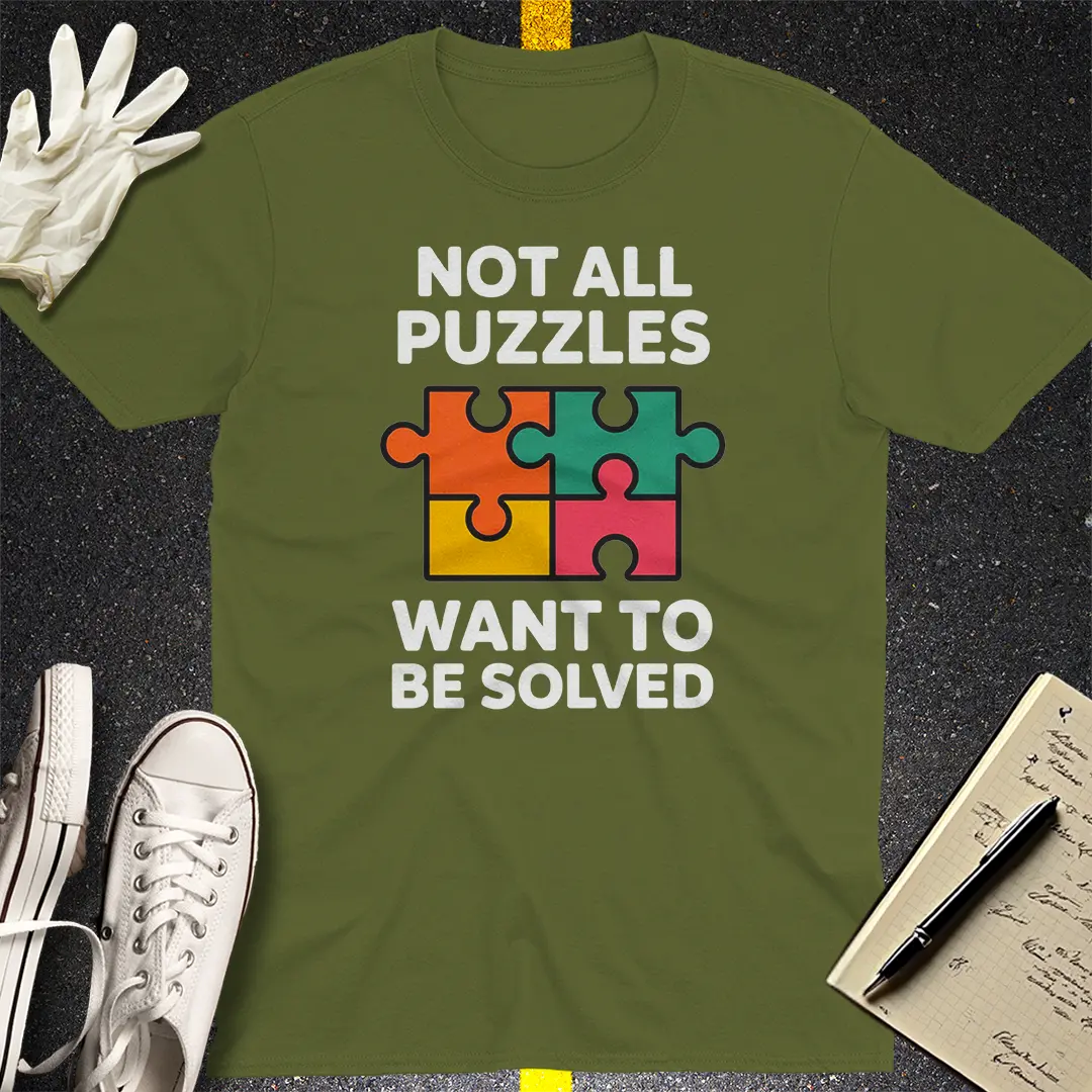 Crows Before Bros T-shirt - Military Green